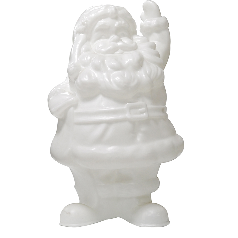 Blow Molded Model of Santa Claus